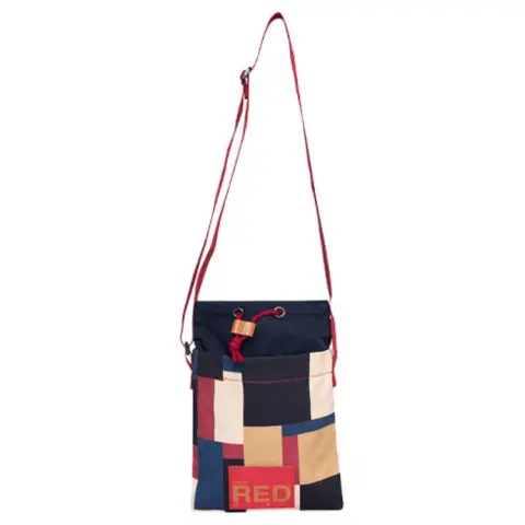 Levi's Cotton Shoulder Bag, Crossbody Bag Regular Men's Multicolor