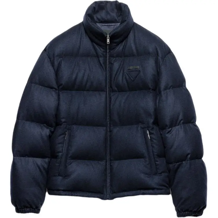 Prada cashmere quilted down jacket