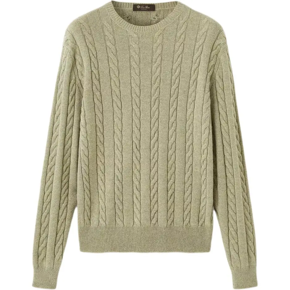 Loro Piana Cedar cable-knit crew-neck sweater