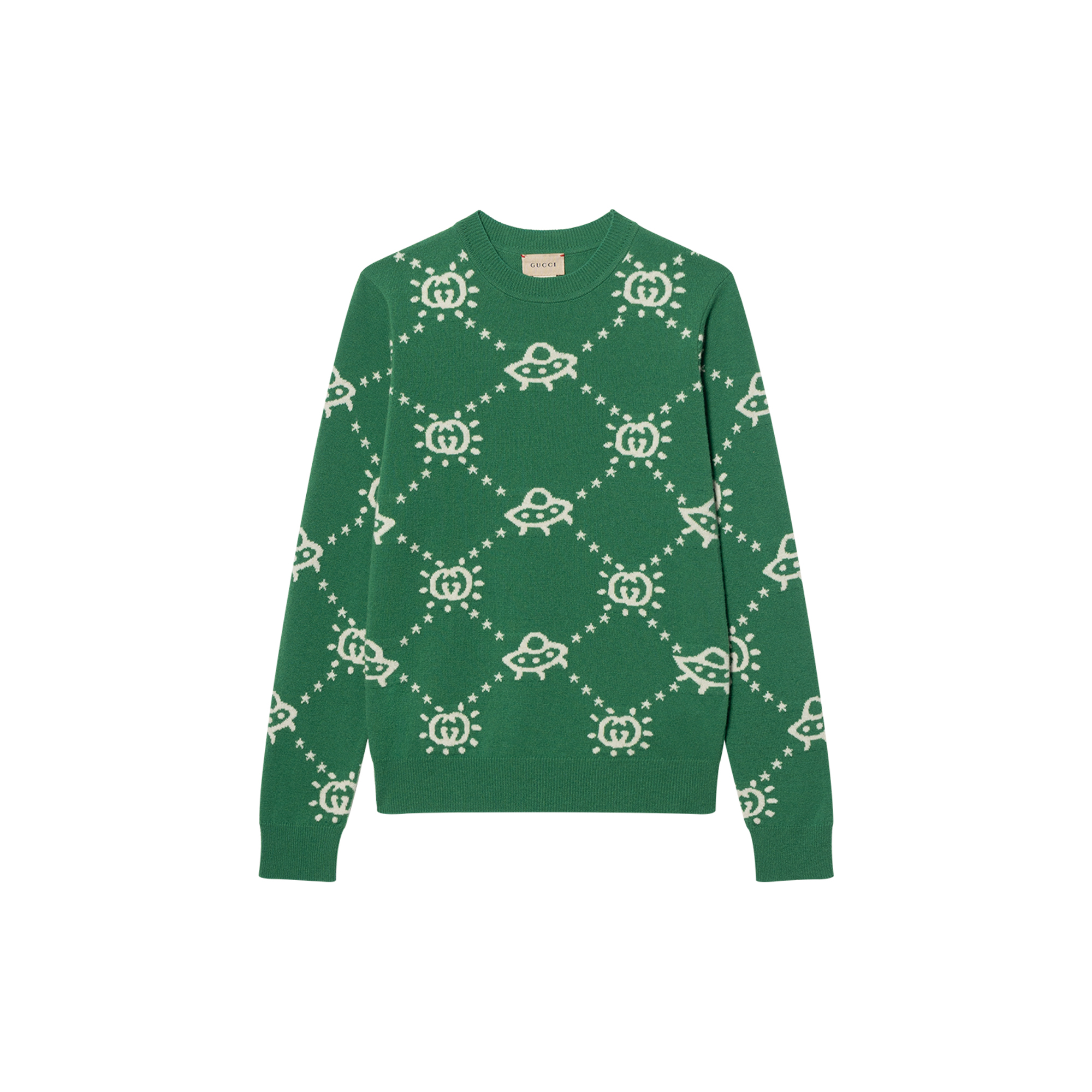 Мужской свитер Gucci FW23 (зеленый)