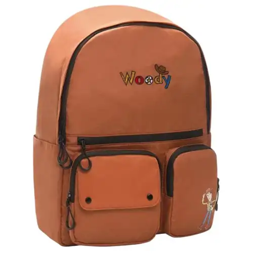 Li Ning Woody Collaboration Fabric Backpack Regular Unisex Brown