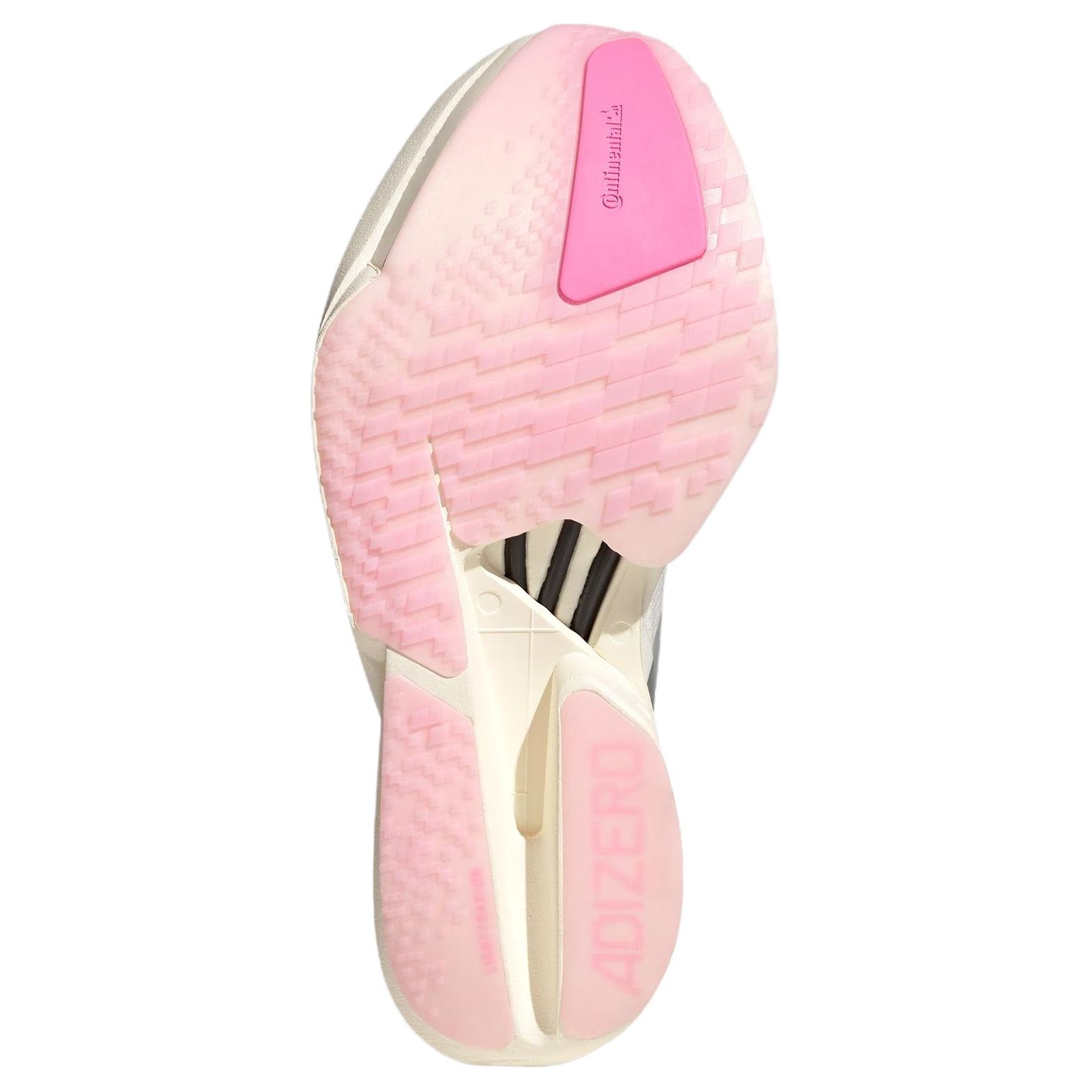 Женские кроссовки adidas Adizero Adios Pro 4 (бело-розовые) — фото 6