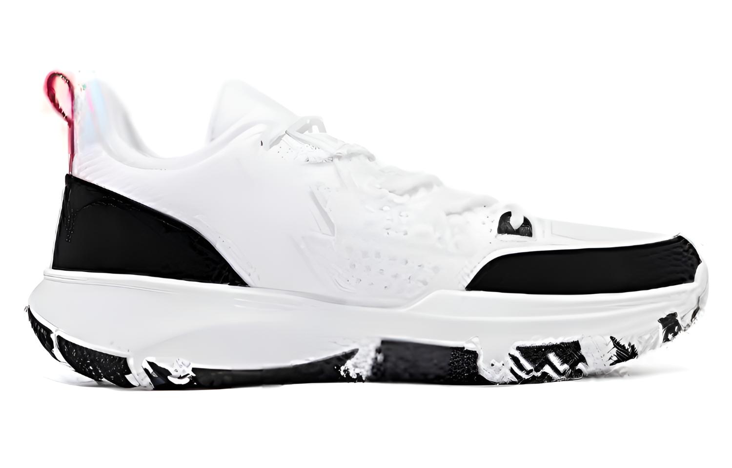 361° Cushioning, Wear Resistant Low top Basketball Shoes Men’s White Black