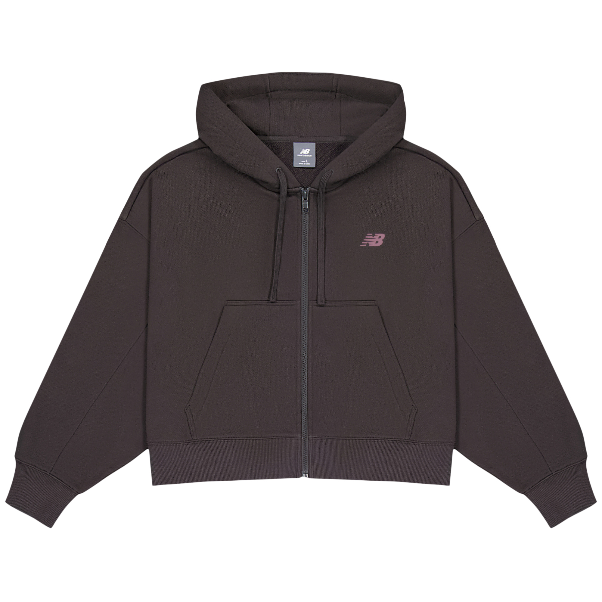 Женская толстовка New Balance Zip Hoodie (черная)