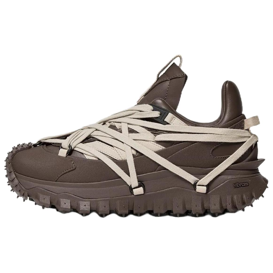Кроссовки Moncler x Rick Owens Trailgrip Megalace (коричневые)