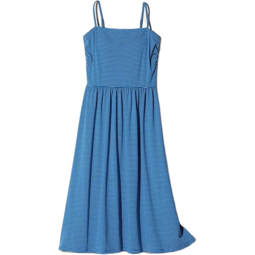 Женское платье UNIQLO SS26 (сине-белое)