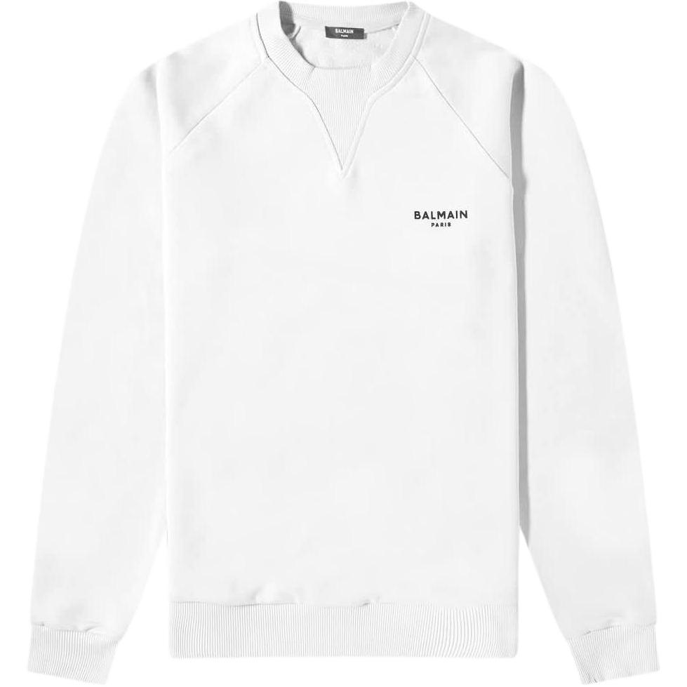Мужской свитшот BALMAIN BALMAIN FW22 Logo (белый)