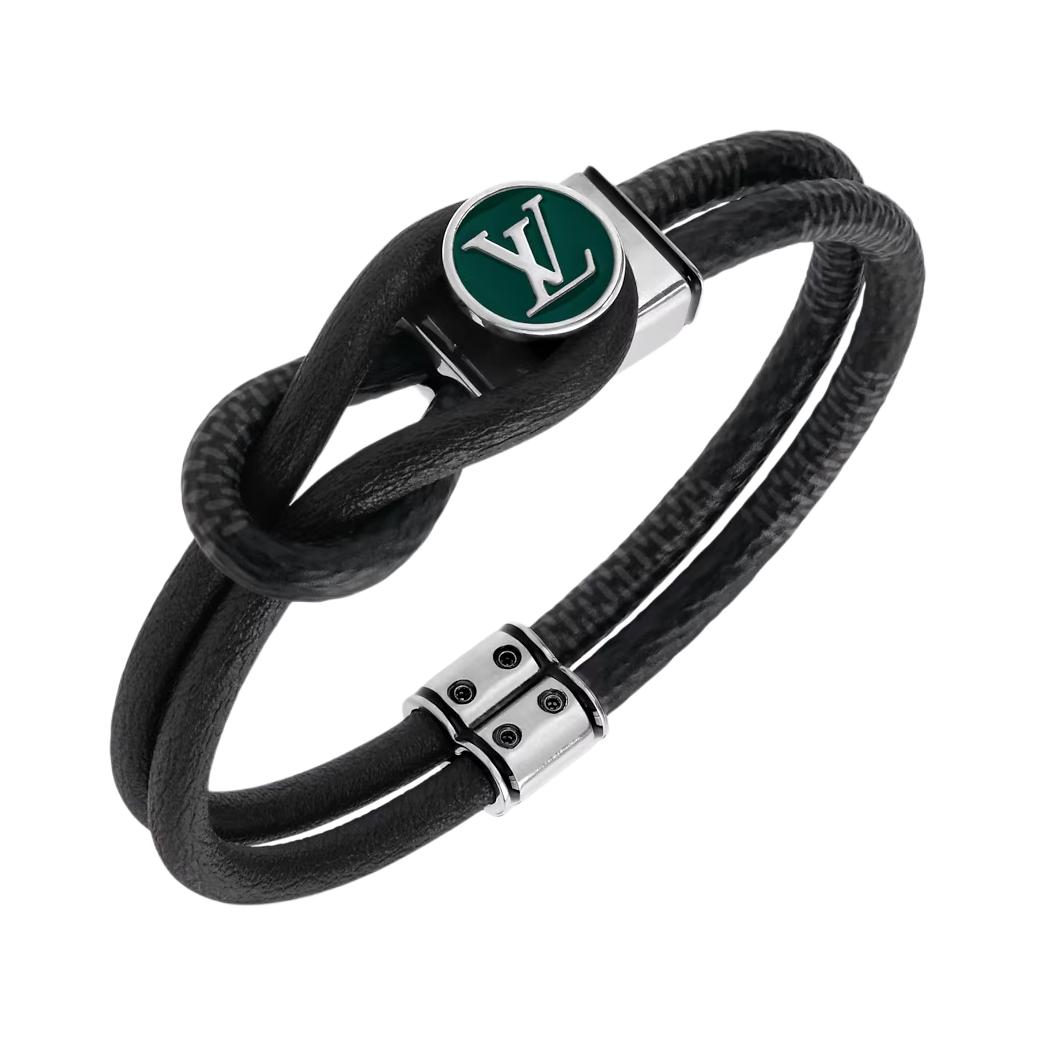 Мужской браслет Louis Vuitton Металлический (серый)