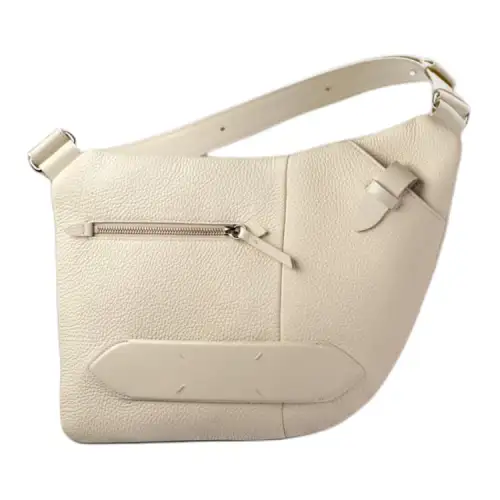 Maison Margiela 5AC Leather Handbag, Shoulder Bag Women's Gray
