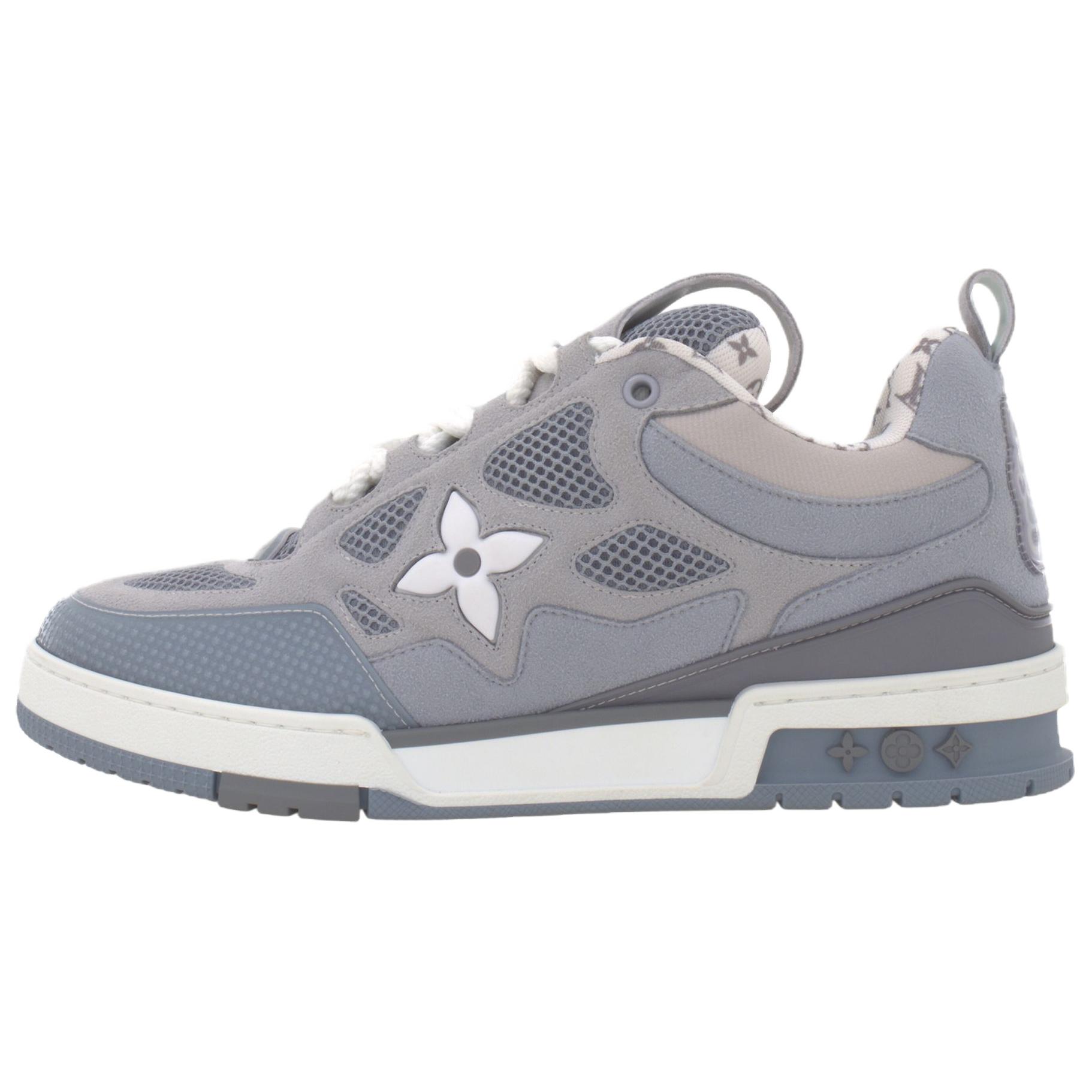 Мужские кеды Louis Vuitton Skate (серые)