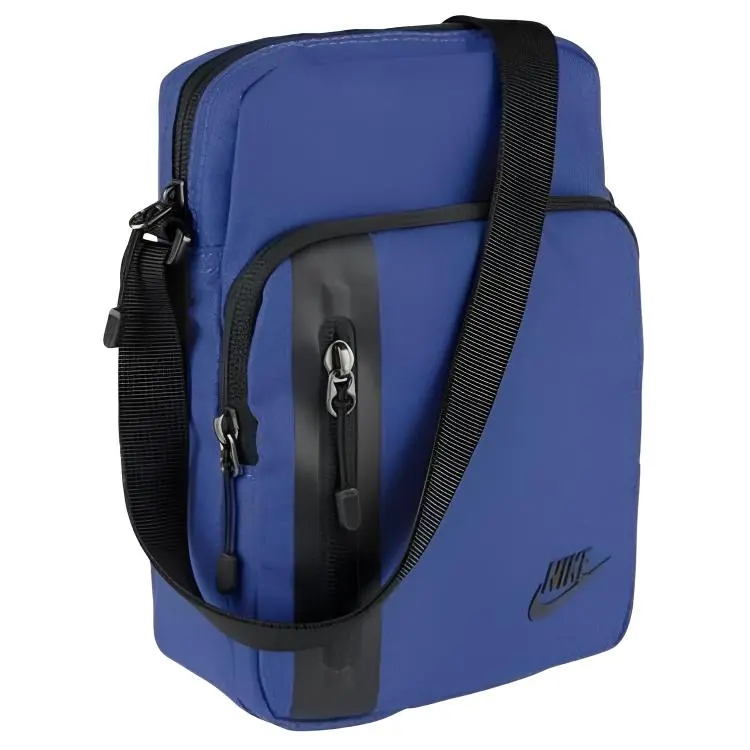 Nike Tech Challenge Polyester Shoulder Bag, Crossbody Bag Regular Men's Dark Blue