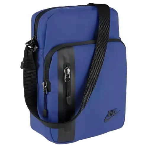 Nike Tech Challenge Polyester Shoulder Bag, Crossbody Bag Regular Men's Dark Blue