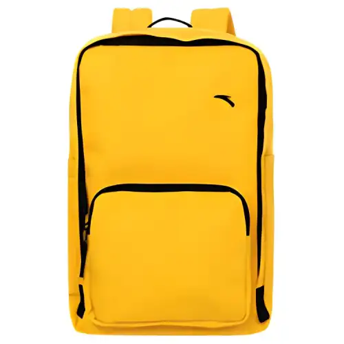 Anta Variety Training Collection Fabric Travel Bag, Laptop Bag, Backpack Regular Unisex Yellow