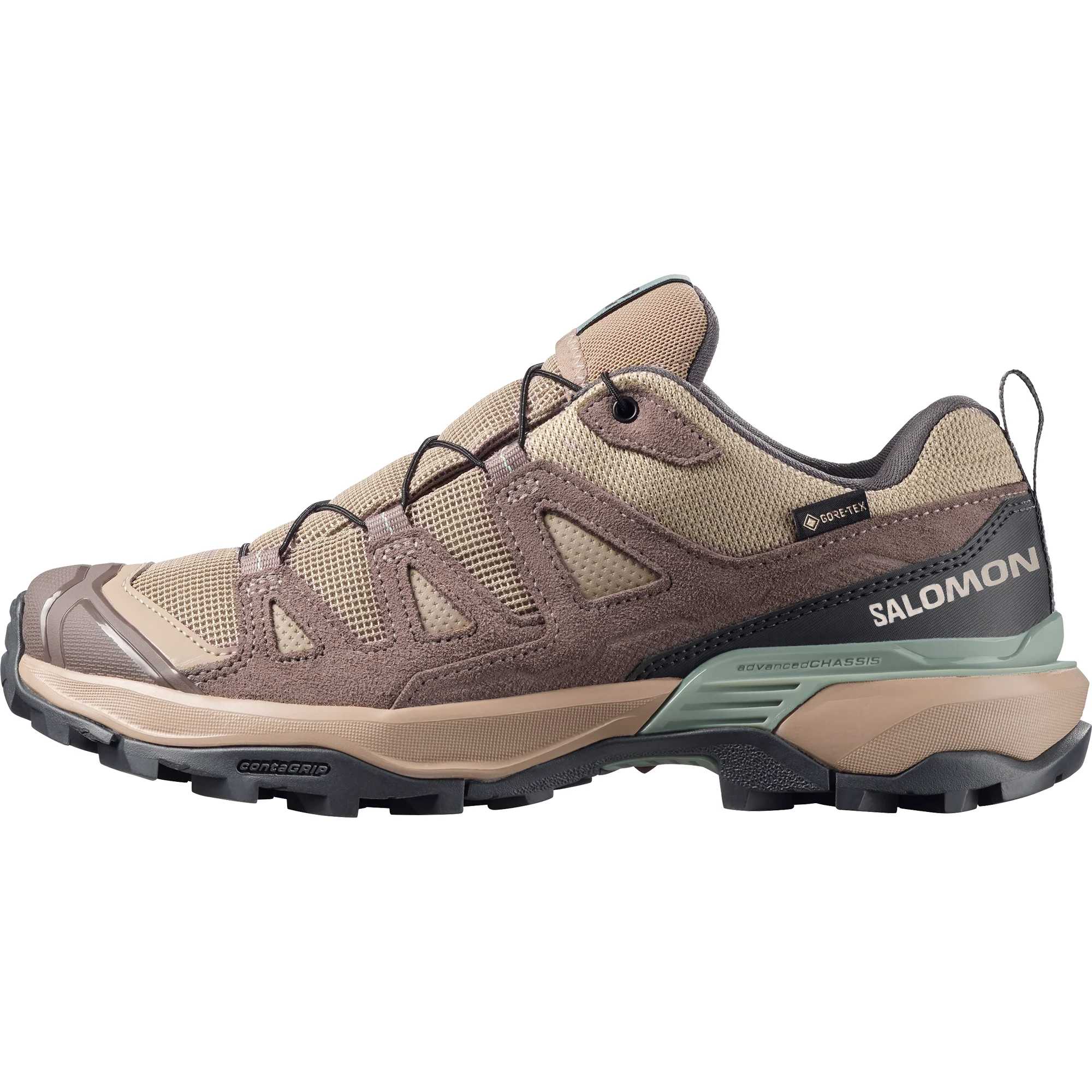 Женские ботинки Salomon X ULTRA 360 GORE-TEX (серые)