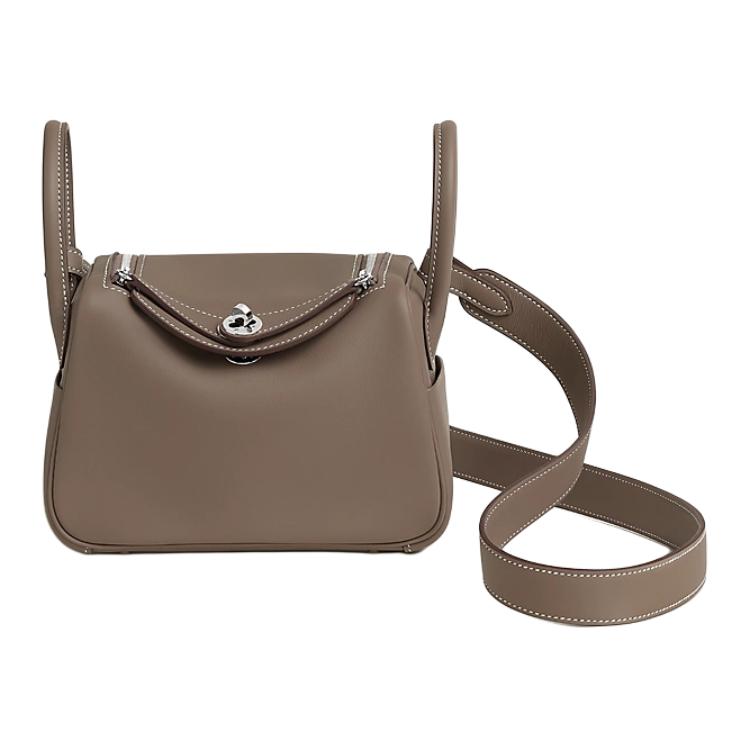 Сумка Hermes Lindy 26 12 (серая)