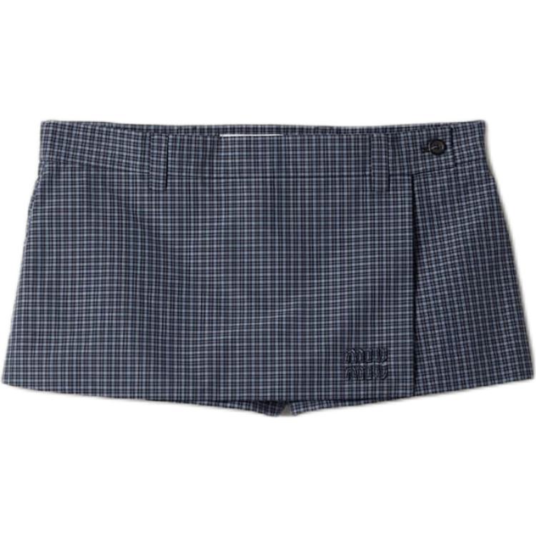 Женские штаны MIU Prelude Shorts (в клетку)