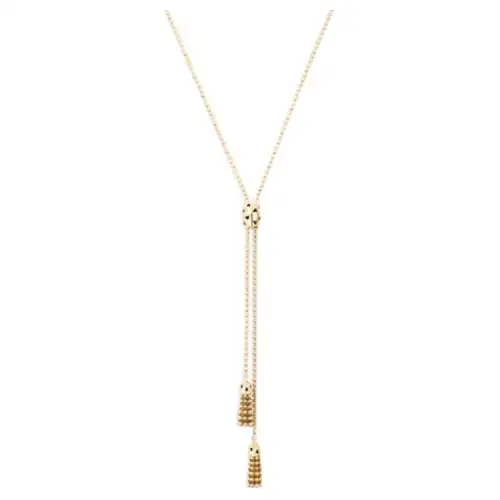 CARTIER PANTHÈRE 18K Gold Diamond Necklaces Unisex Gold