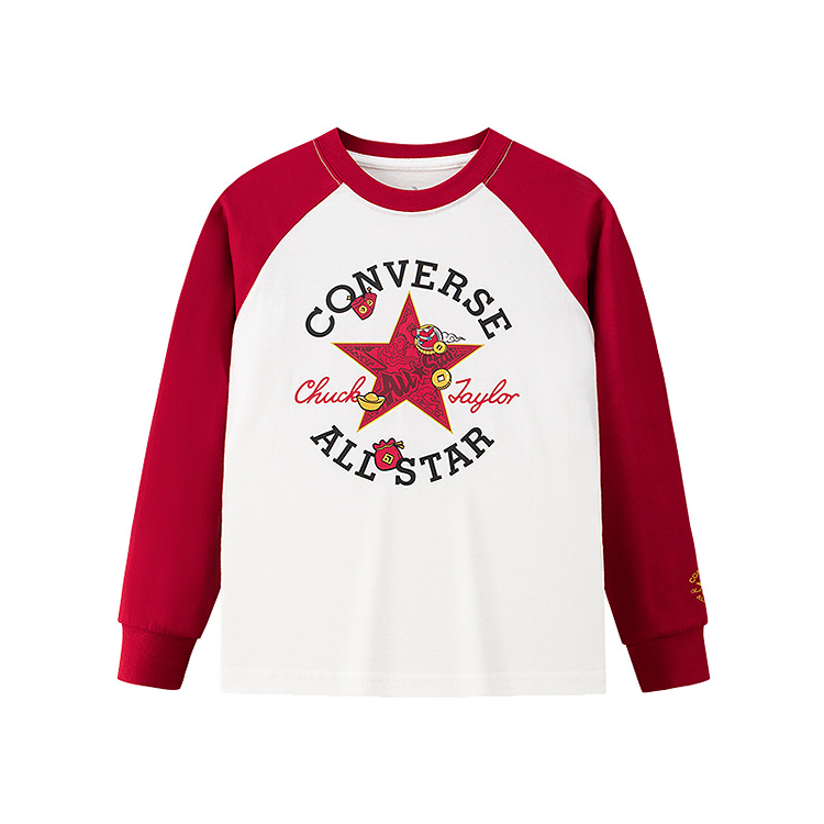 Футболка Converse CNY (красно-белая)