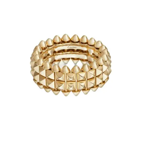 CARTIER CLASH 18K Gold Rings Unisex Gold