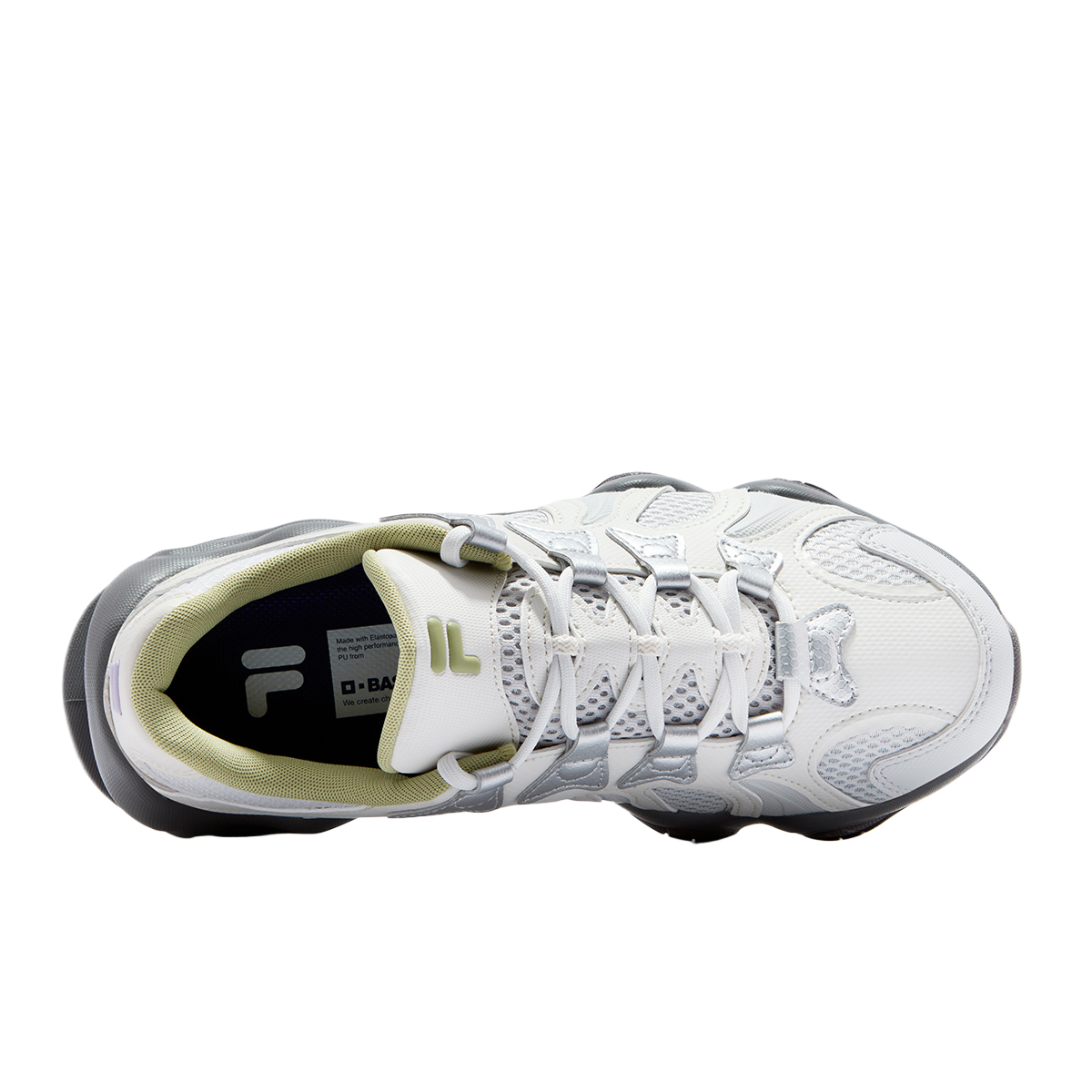 Женские кроссовки Fila FUSION Jagger 2050 (серые) — Серый — фото 4