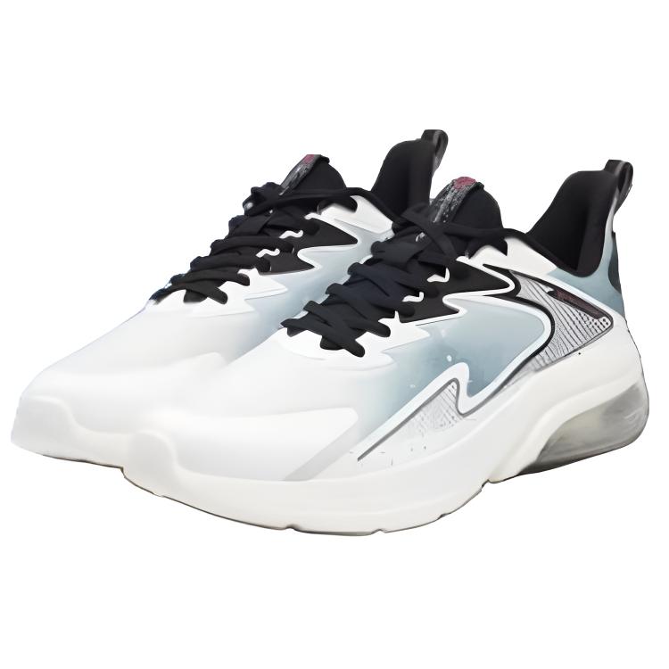 361° Cushioning Abrasion Resistant Lightweight Low top Running Shoes Men’s White Black