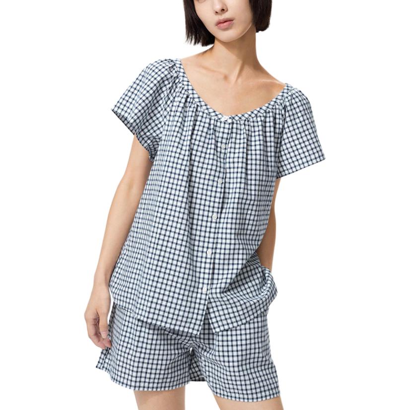 Женский домашний комплект UNIQLO UNIQLO SS26 (в клетку)