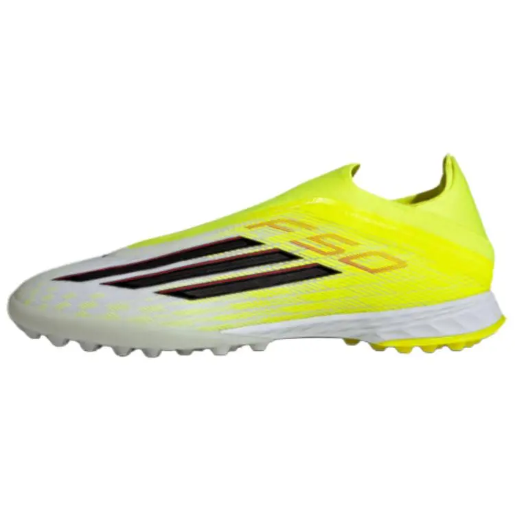 Adidas F50 PRO TF Turf Coverage Balance Support Coverage Balance Support Soccer Shoes Unisex Yellow Gray Black
