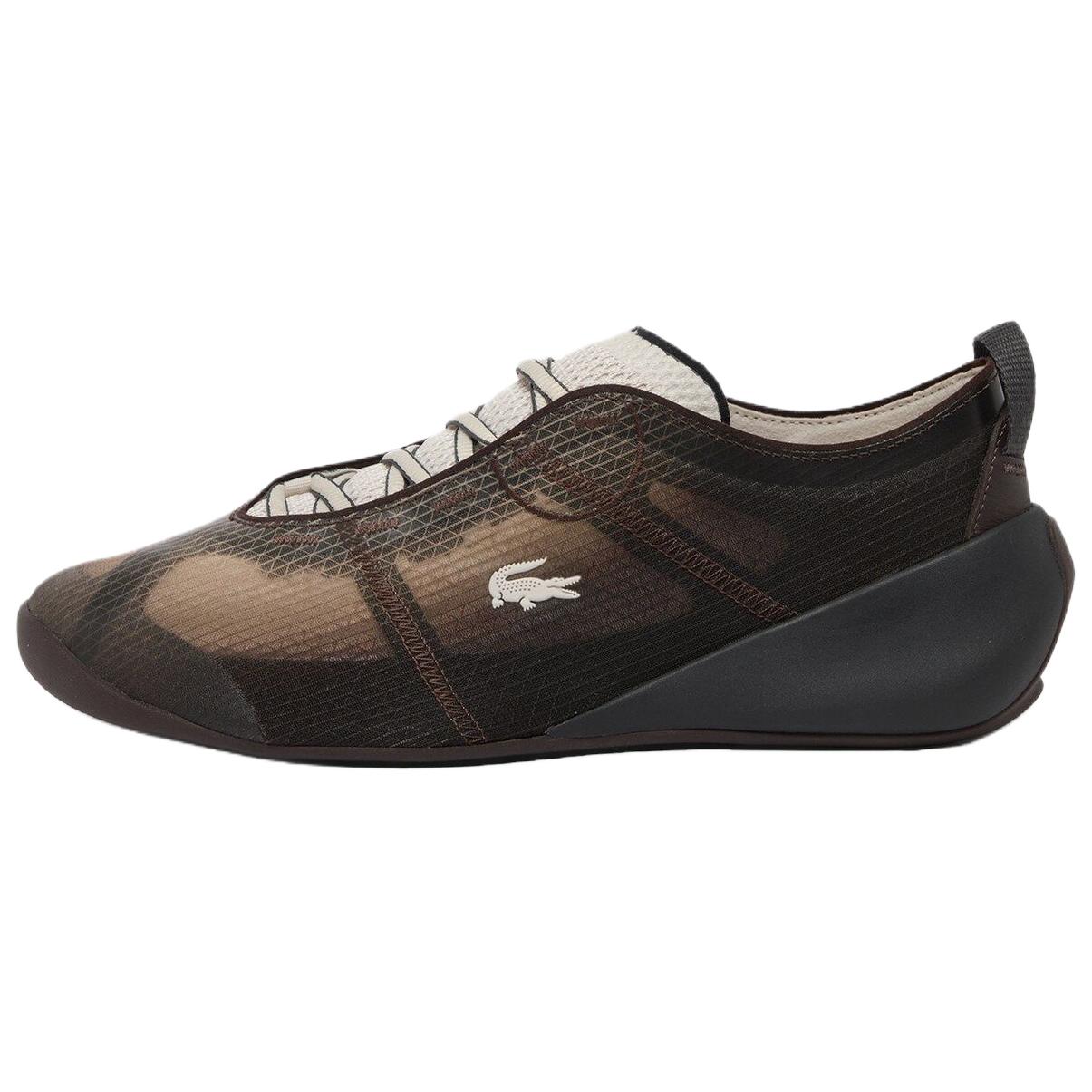 Мужские кроссовки LACOSTE AG-LT Active (серо-коричневые)