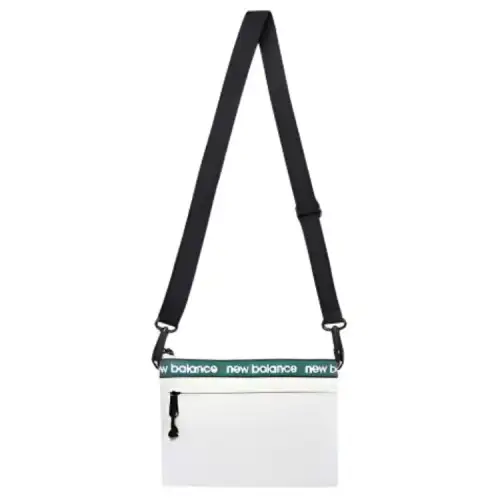 New Balance Fabric Shoulder Bag, Crossbody Bag Unisex Gray