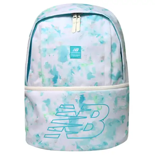 New Balance Tie Dye Fabric Backpack Unisex Blue