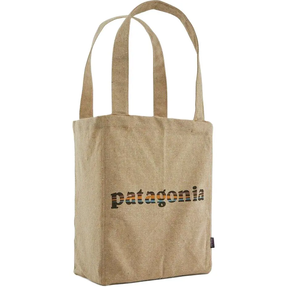Patagonia Recycled Material Polyester Shoulder Bags Unisex Light Coffee