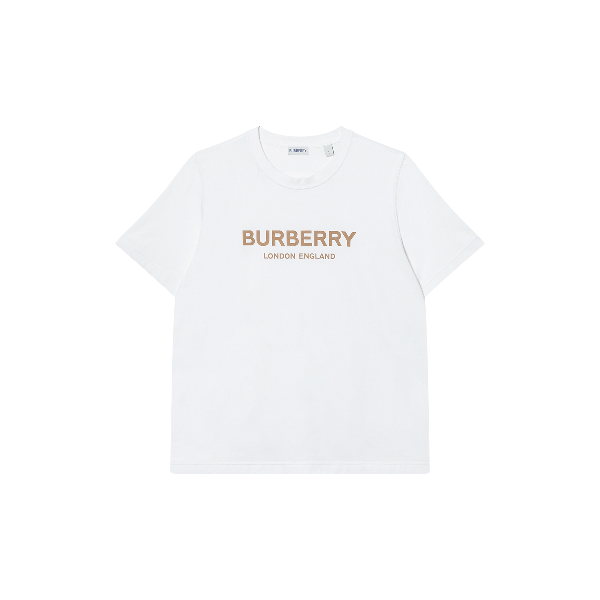 Женская футболка Burberry Logo (белая)