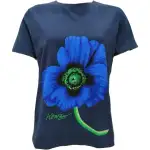 【Previous Season】Poppy-print oversized T-shirt
