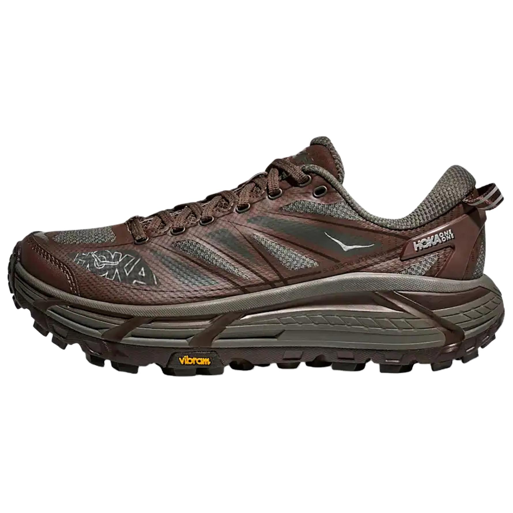 Мужские кроссовки HOKA HOKA ONE ONE Mafate Speed 2 (серо-коричневые)