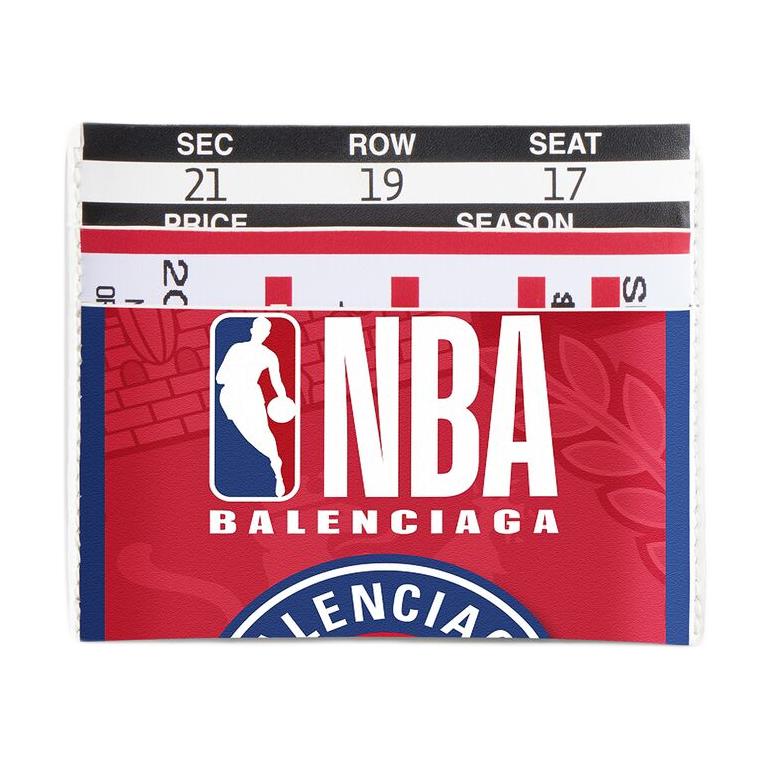 Мужской кардхолдер Balenciaga x NBA (красный)