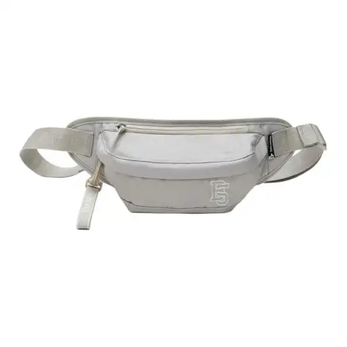 Li Ning Polyester Polyamide Sling Bag, Fanny Pack Regular Unisex Moonlight Gray