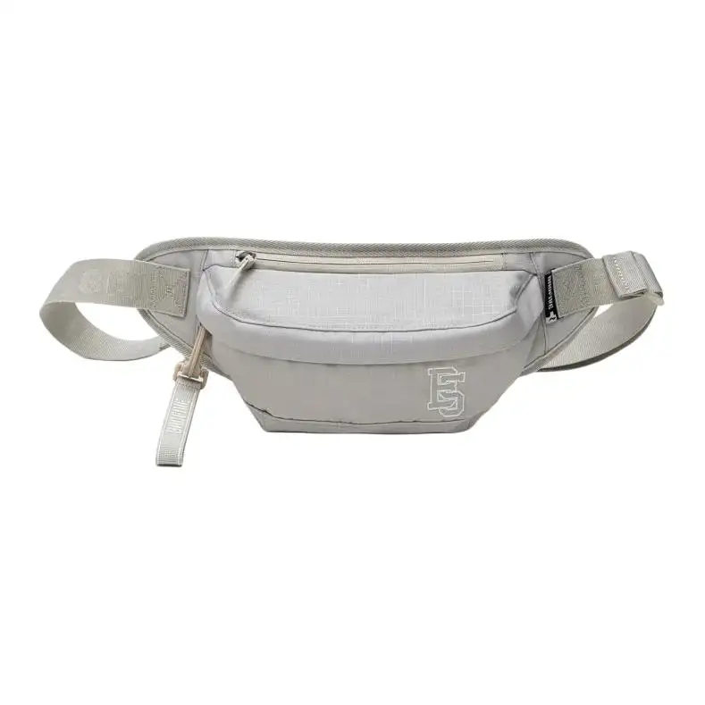 Li Ning Polyester Polyamide Sling Bag, Fanny Pack Regular Unisex Moonlight Gray