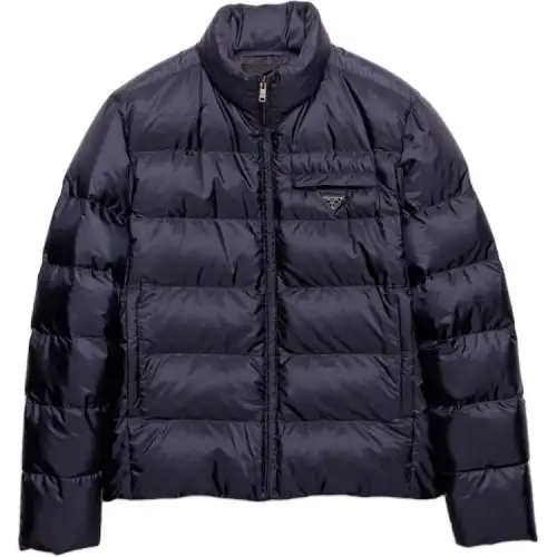 Prada stand-up collar medium-weight jacket