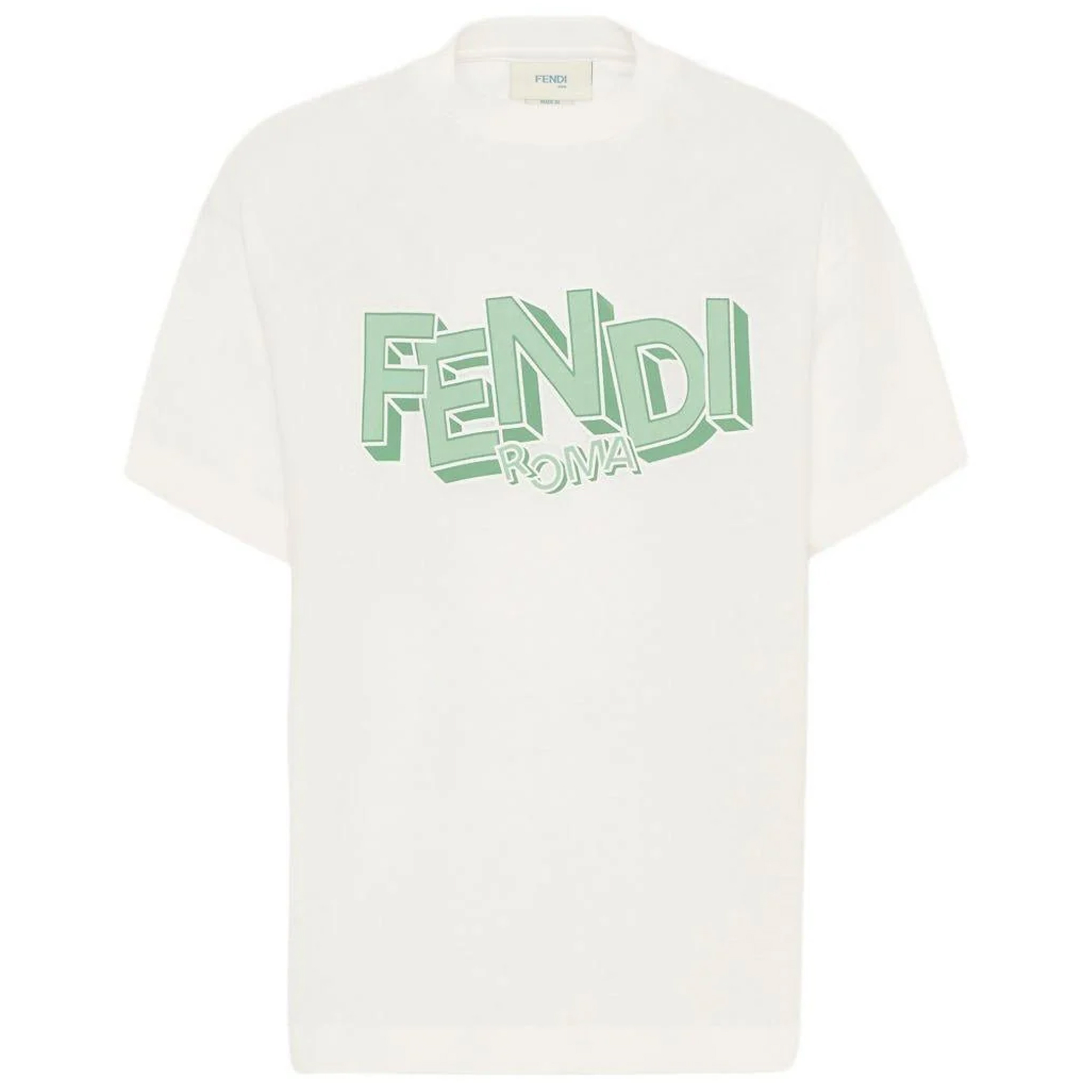 Женская футболка Fendi (белая)