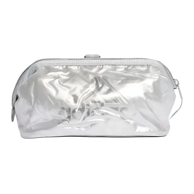 Adidas TPU Toiletry Bag, Travel Storage Bag Unisex Metallic Silver