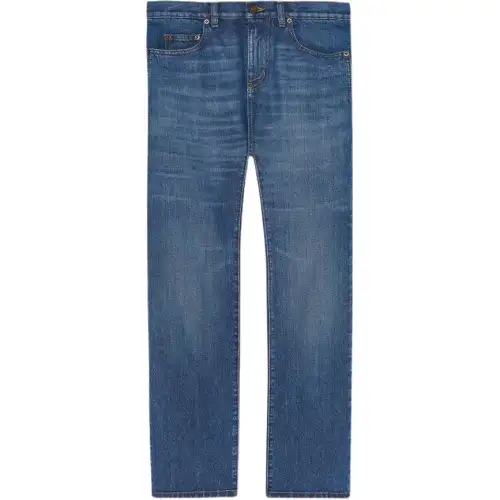 SAINT LAURENT SS22 Jeans Women's Blue