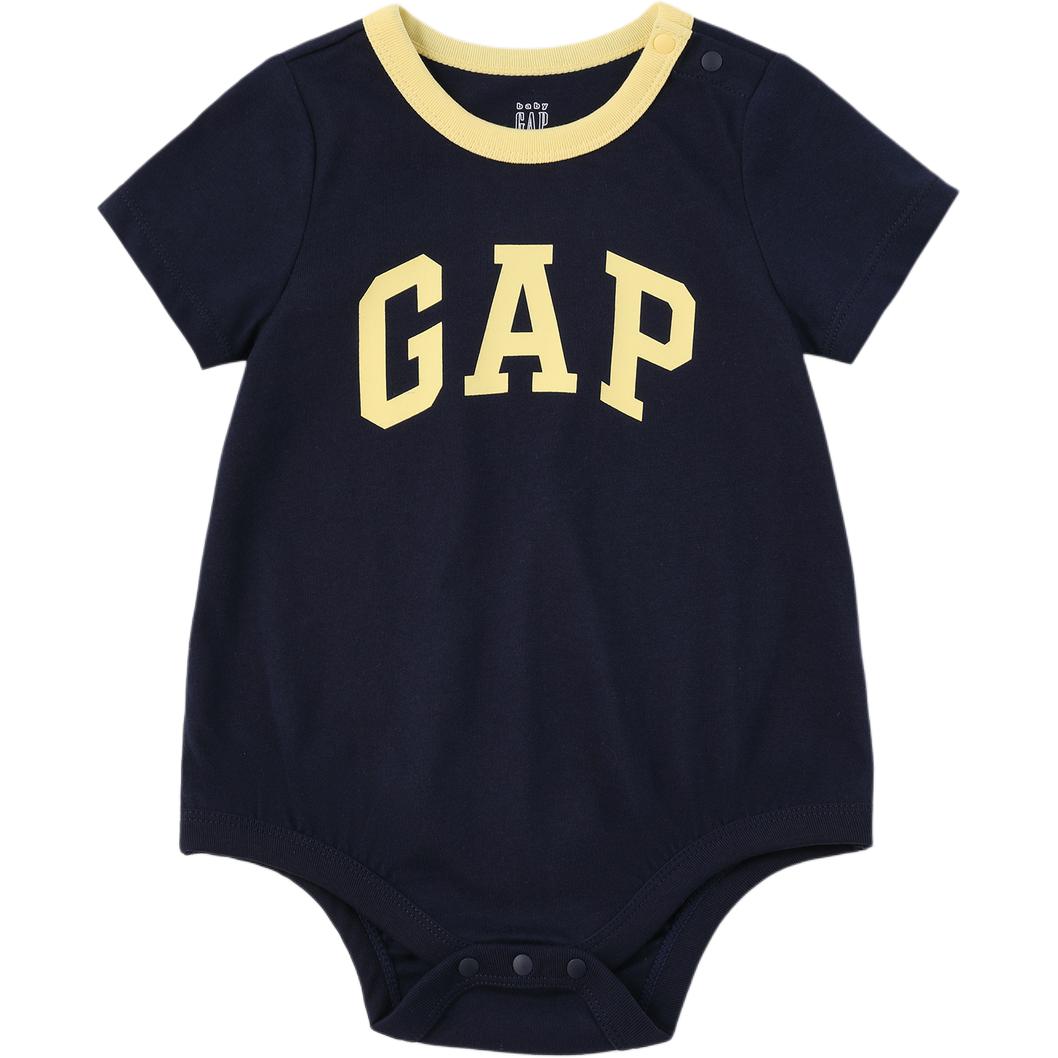 Детский боди GAP с логотипом (синий)