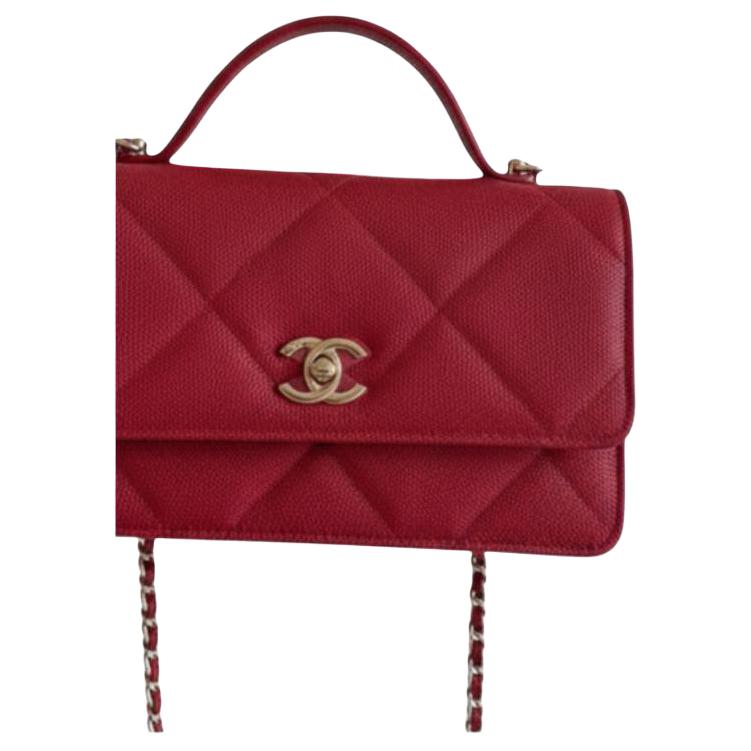 Женская сумка Chanel (красная) — фото 4
