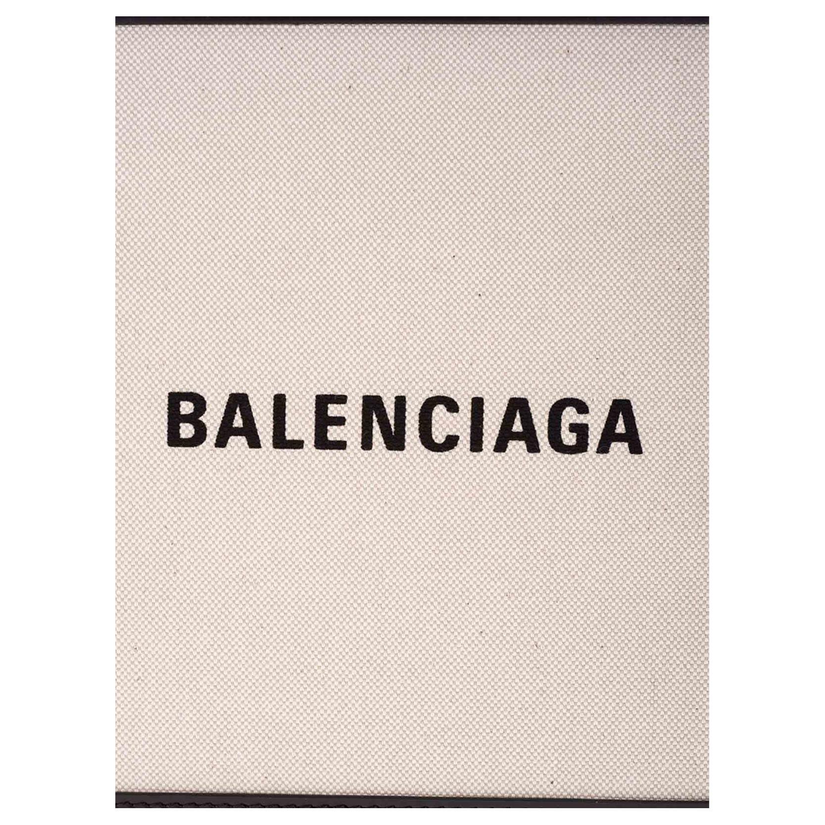 Сумка Balenciaga (бежево-черная) — фото 4