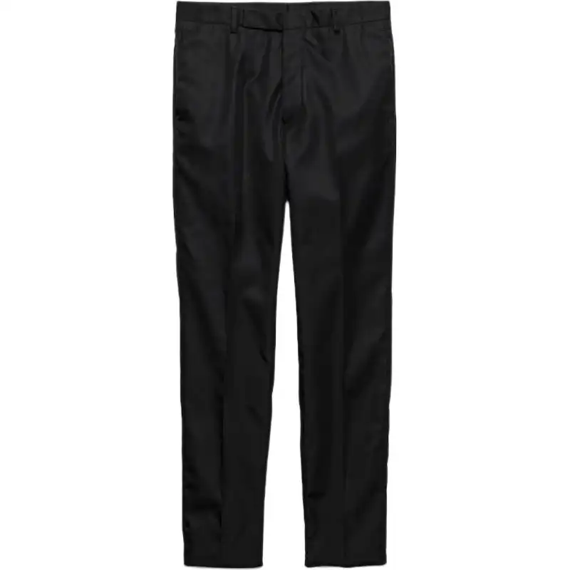 Prada concealed-fly trousers