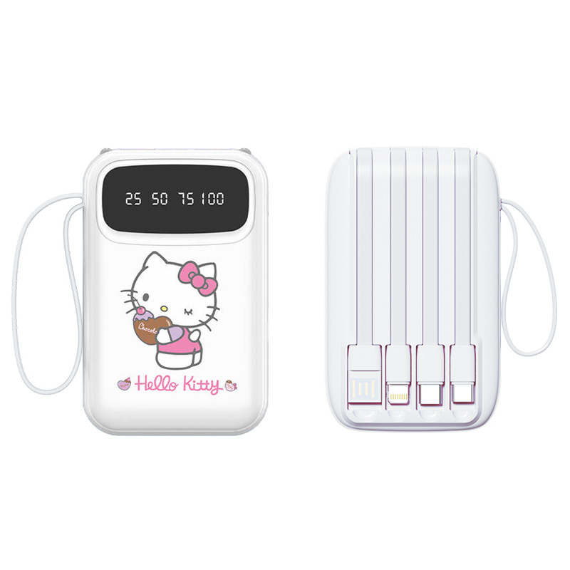 Hello kitty, sanrio, huawei, apple, capacious small handheld power supply, universal airplane, 7500mah, 10W