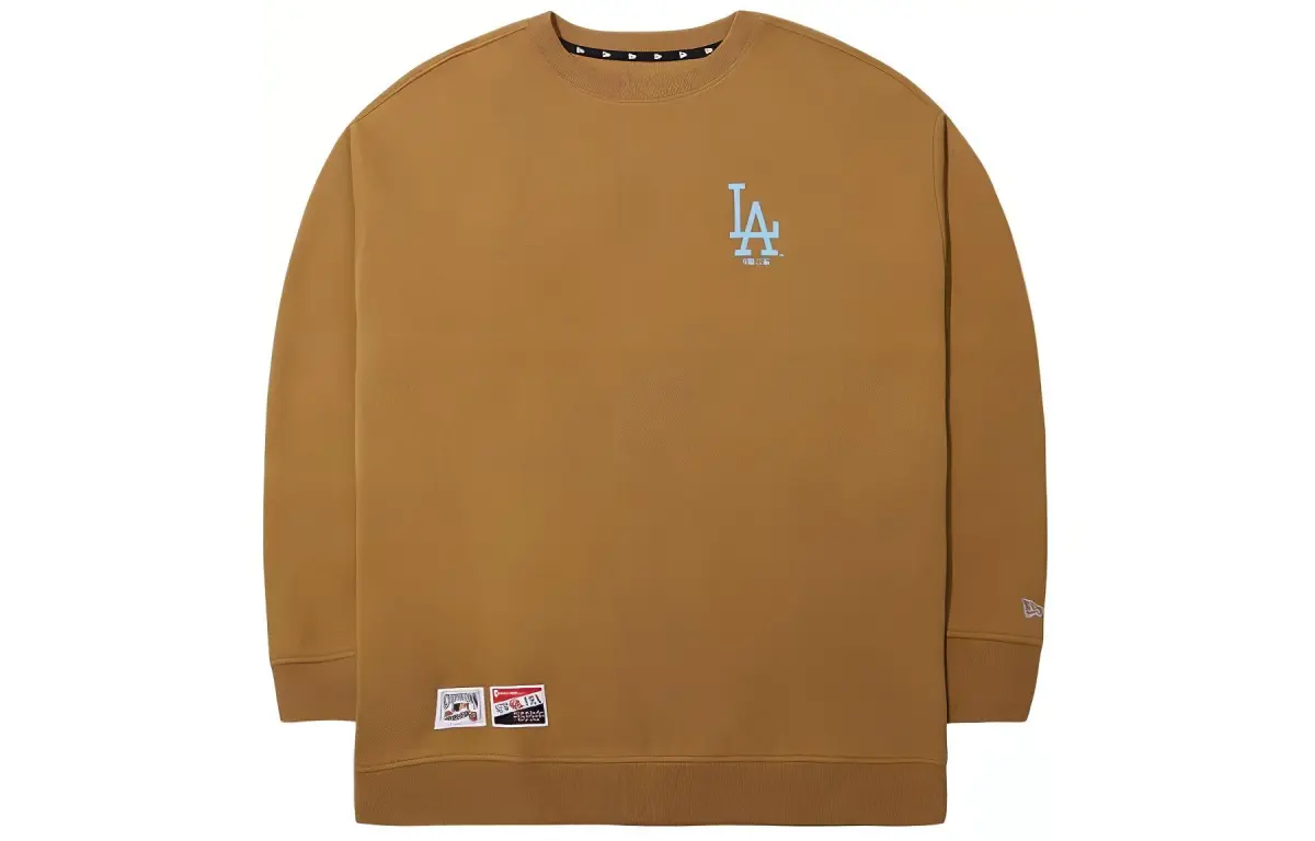 New Era x MLB SS24 Los Angeles Dodgers Sweatshirt Unisex Khaki