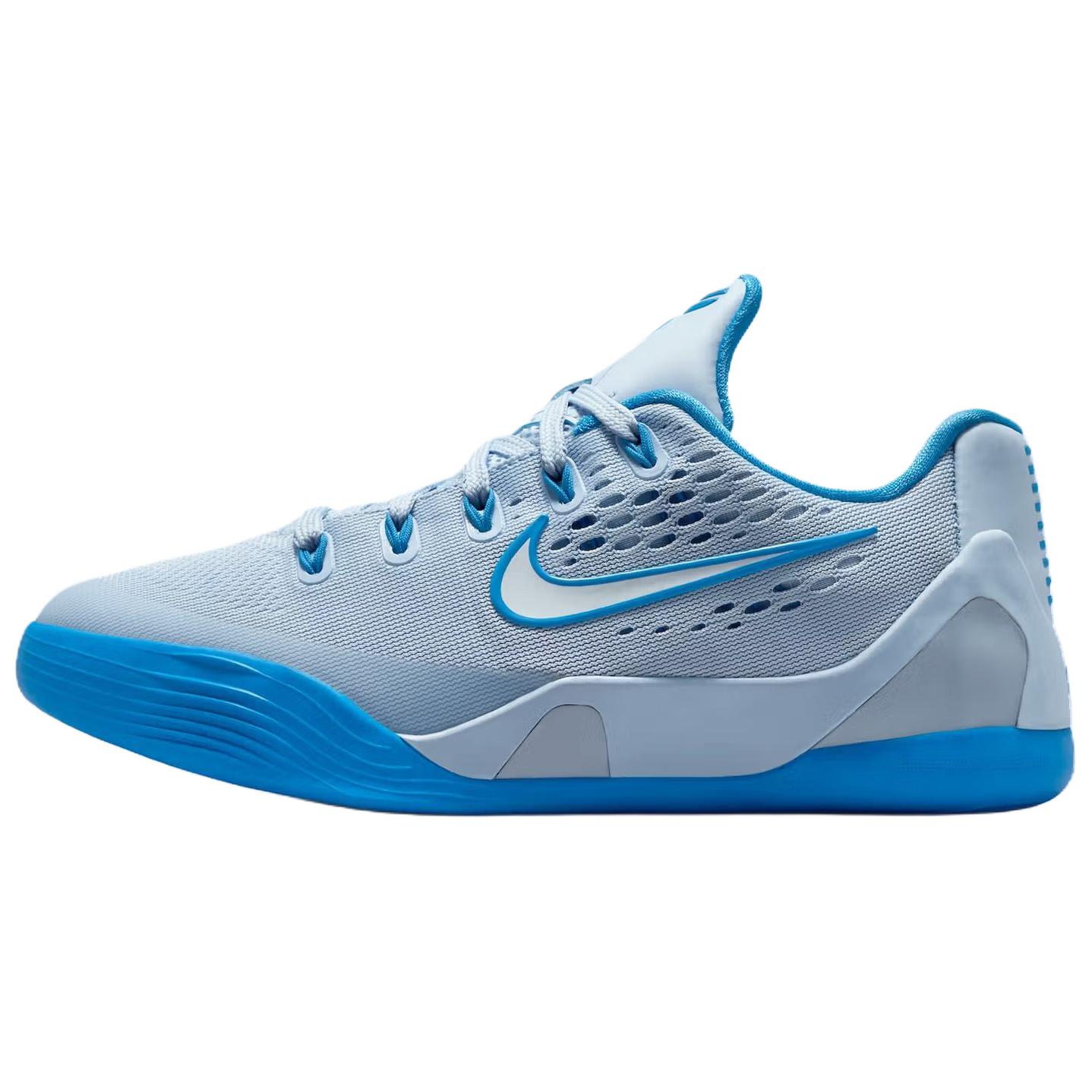Мужские кроссовки Nike Kobe 9 EM (серо-синие)