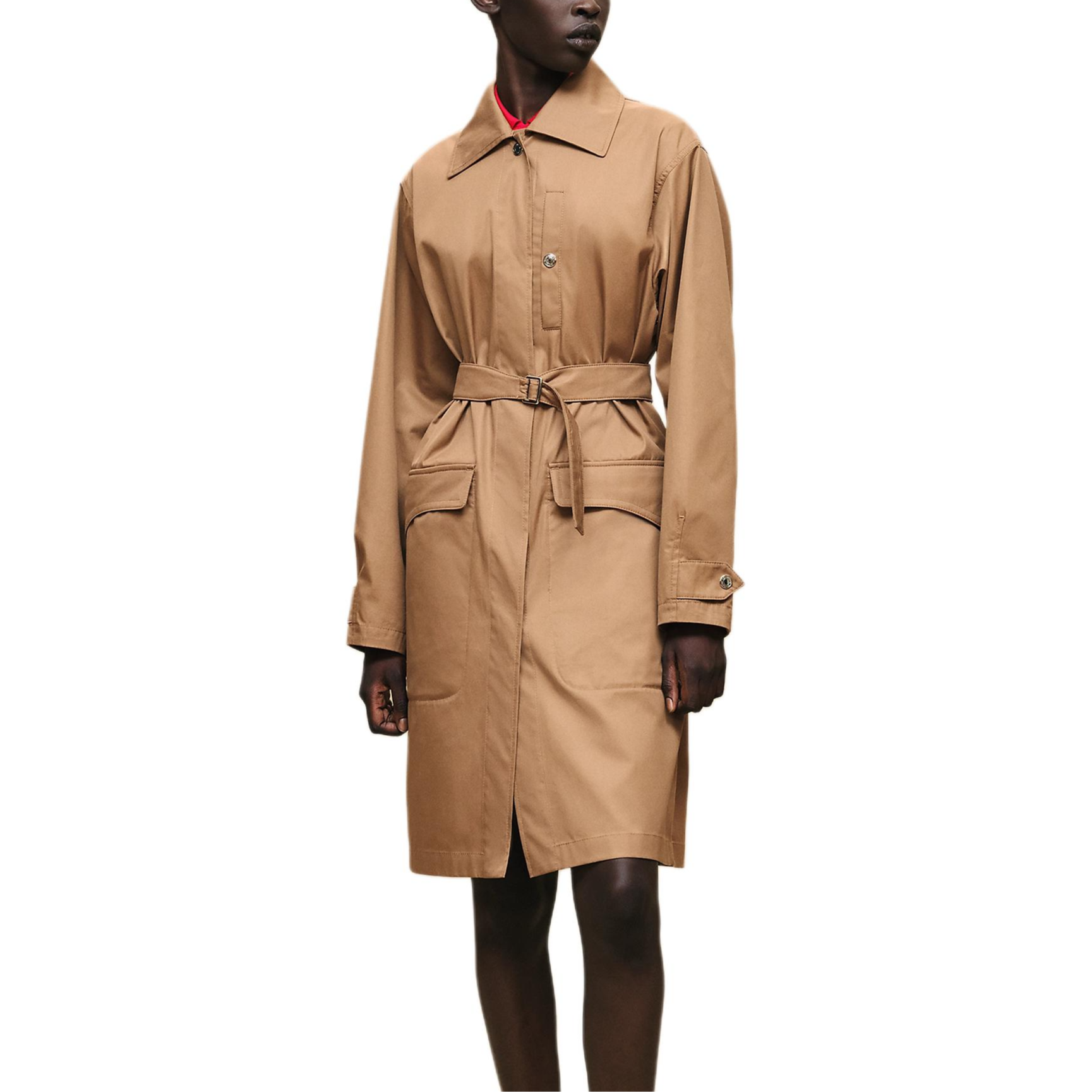 Женский тренч Hermes HERMES SS26 (бежевый)