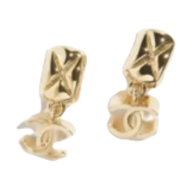 Серьги Chanel (золотой)